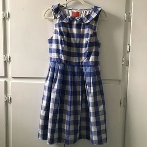 ModCloth checkered dress with pockets